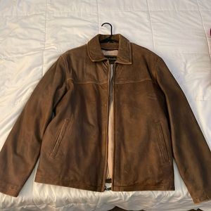 Worn REAL Leather Columbia Jacket